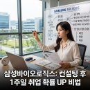 삼성바이오 | 삼성바이오로직스: 채용 면접 컨설팅 받고도 1주일에 취업 확률 올리기 비법