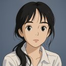 우희님 프로필 사진을 지브리 스타일로 바꿔봤어요 이미지