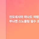 디마숍 | 인도네시아 마나도 여행 3박 4일, 부나켄 스노클링 필수 코스 총정리