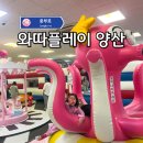 양산도서관 화장실 | 양산 키즈카페 와따플레이 후기! 4시간 순삭! 아이체력 방전 되는 곳!