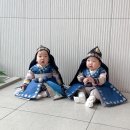 색동 | 의정부 아나키아 쌍둥이 돌상 남아 색동한복 돌한복 후기