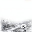 【시诗·自作】 가을꽃길에 서린 소묘(素描) 화백(华伯) 이미지