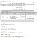 국립생물자원관 채용 / 계약직 직원 채용 (~05/20) 이미지