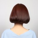 은하 단발, 똑단발 칼단발 오렌지브라운 염색 강남 준오헤어 리얼솔직후기..! ♬
