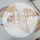 와플대학 미사중앙캠퍼스 | [와플대학] 현풍 와플 맛집 간편하게 먹기 좋은 다양한 와플 종류 많은 곳 와플대학 후기