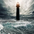 등대지기 이미지