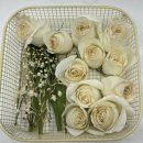 장미꽃 | 부케말리기 선물 | 장미 은방울 꽃 웨딩부케 | 무드등 제작 후기