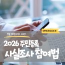 비대면 주민등록 사실조사 어떻게 하나요? 주민등록 사실조사 비대면 참여 방법 이미지