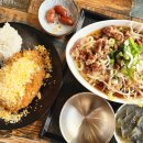 냥이파파 | 충남 태안 맛집 파파스테이크 푸짐함 넘치는 수제돈까스와 불탄우동