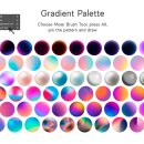 3D Fluid Mixer Brush Gradients vol.1 이미지