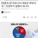 코로나19 대응은 尹보다 文&#34;..文정부가 잘했다 56.3% 이미지