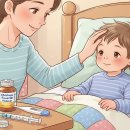 아이 열날 때 해열제 교차 복용 방법과 시간 간격 이미지