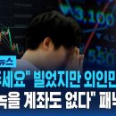 "살려주세요" 빌었지만 외인만 '싱긋'.."이제 녹을 계좌도 없다" 패닉 확산 / SBS 이미지
