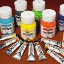 아크릴 캔버스화 그리기 이미지