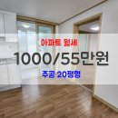 한마음부동산공인중개사사무소 | 광혜원 주공아파트 20평형 월세 1000/55만원 공실