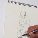 길거리 풍경스케치 이미지