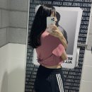 P-5415 | 아다다스 세일 아이템 추천 꼬임 크롭 반팔 반바지 스커트 피팅 후기
