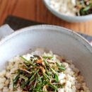 두부달래 비빔밥 만드는법,간단한 봄나물 비빔밥 이미지