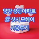성창 | 양양 성창아파트 모헤어+틈가드 시공후기