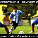 [친선경기] 아르헨티나 2 : 2 에콰도르 이미지