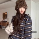 효민님의 뱅갈고양이 | 효민의 비니 모자 정보모음, 퍼 니트 소재들의 겨울 코디(어썸니즈/awesomeneeds)