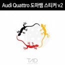 TaD 아우디콰트로도마뱀스티커-독일v2 튜닝 용품 데칼 이미지