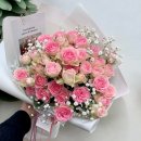 장미로 | 정발산동 꽃집 봄그린, 미니장미로 완성된 로맨틱 꽃다발 후기