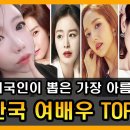 눈 정화 영상.한국에서 예쁜 여자 배우 랭킹은? 여자 배우 외모 순위 TOP 10 이미지