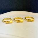 우정테크 | 순금 우정반지 리본 디자인으로 종로 진쥬얼리에서 맞췄어요