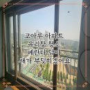 강변코아루아파트 | 코아루 아파트 유리창 청소 베란다 창 닦이 새가 부딪히겠어요