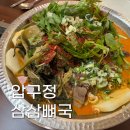 삼삼막국수 | 압구정역 맛집 삼삼뼈국 압구정점, 미나리감자탕+들기름막국수 솔직후기