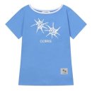 블루blue | 반팔티 리뷰 / 코이리스 솔루나 원 숄더 배색 반팔 티 블루 COIRIS SOLUNA ONE SHOULDER HALF T BLUE 후기