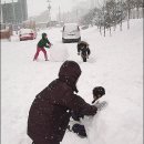 부산, 1백년만의 폭설에 제설작업 어려움 이미지