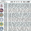 2024년 9월 4일 운세 및 세상 소식 이미지