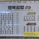 훼밀리김밥 이미지