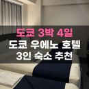 나절로미술관 | 도쿄 3인 숙소 호텔 먼데이 프리미엄 우에노 오카치마치 호텔 후기 내돈내산