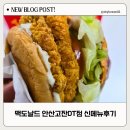 맥도날드 안산고잔DT점 신메뉴 더블 맥스파이시 상하이버거세트 먹어본후기