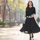 SK명품세탁 | 기모 스커트 끝판왕｜뒷밴딩 플리츠 롱스커트 sk7566 착용 후기