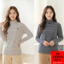 2026년 KW 091 3줄 스트라이프 기모 반목 티 / Free /100장 / 아소트(색상별혼합) 이미지