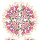 데쿠파주/포크아트/한지공예용 예쁜 꽃 도안 페이퍼-헤리티지공예 이미지