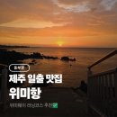 위미1리 | 제주 동쪽 러닝 코스 일출 명소 위미항 위미웨이