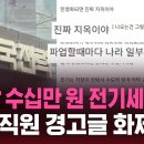 "한전 민영화되면 한 달 수십만 원 전기세 지옥"…경고글 화제 / SBS 이미지