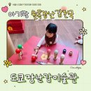 무지개몬테소리어린이집 | 도쿄 장난감 미술관 팝업 천호 현백 13층 원목 장난감 체험 아기랑