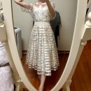 태리인터네셔널 | [키작녀패션독립] 44사이즈 브랜드 잇미샤 오간자 투피스 구매 후기