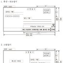 통상우편물의 규격요건 및 우편물의 외부표시(기재)사항 고시 이미지