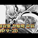 열강 공식팬 유튜브 선정 전투력순위 1~20위 이미지