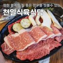 창원 봉곡동 맛집 질좋은 천일식육식당
