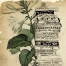 보태니컬 일러스트 이미지