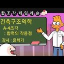 구조역학 [A-4] 합력의 작용점[A-5] 지점과 절점 [A-6] 구조물의 안정 이미지