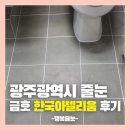 한국아파트경로당(금호1) | 광주광역시 줄눈, 금호지구 한국아델리움 시공 후기